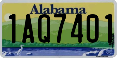 AL license plate 1AQ7401