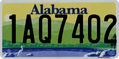 AL license plate 1AQ7402
