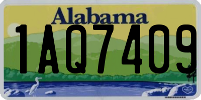 AL license plate 1AQ7409