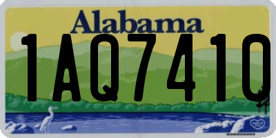 AL license plate 1AQ7410