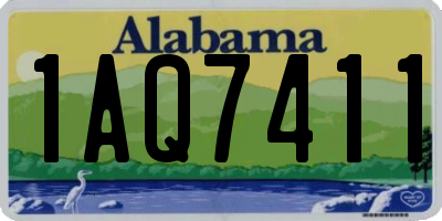 AL license plate 1AQ7411