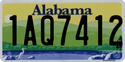 AL license plate 1AQ7412