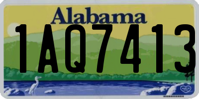 AL license plate 1AQ7413