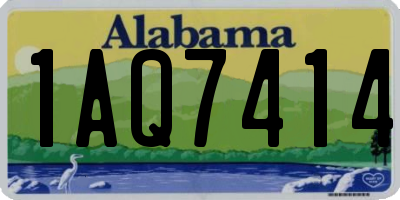 AL license plate 1AQ7414