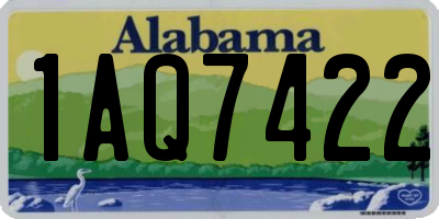 AL license plate 1AQ7422