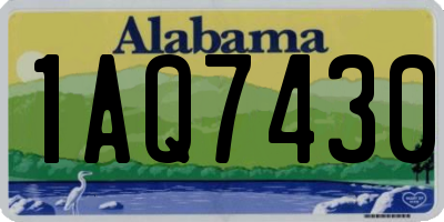 AL license plate 1AQ7430