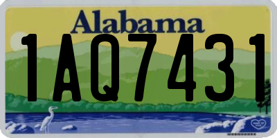 AL license plate 1AQ7431