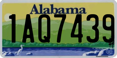 AL license plate 1AQ7439