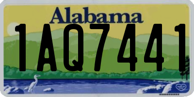 AL license plate 1AQ7441