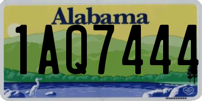 AL license plate 1AQ7444