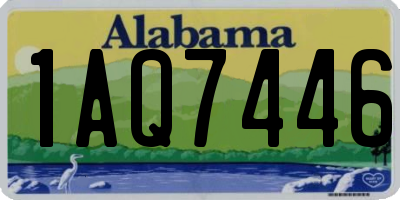 AL license plate 1AQ7446