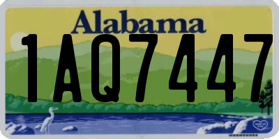 AL license plate 1AQ7447