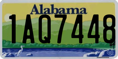 AL license plate 1AQ7448
