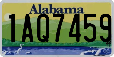 AL license plate 1AQ7459
