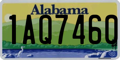 AL license plate 1AQ7460