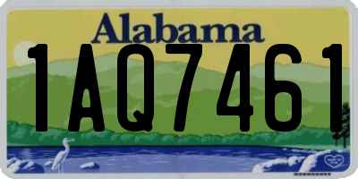 AL license plate 1AQ7461