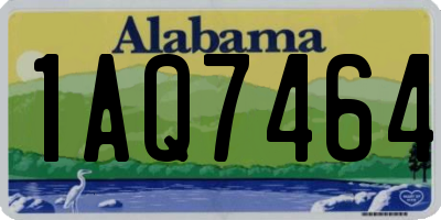 AL license plate 1AQ7464