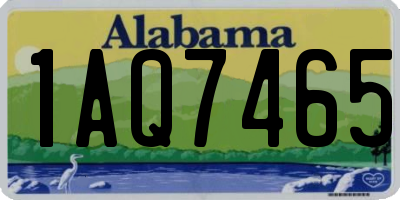 AL license plate 1AQ7465