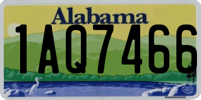 AL license plate 1AQ7466