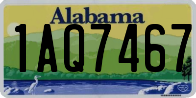AL license plate 1AQ7467