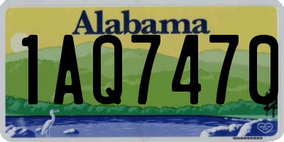 AL license plate 1AQ7470