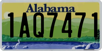 AL license plate 1AQ7471