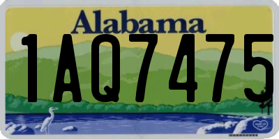AL license plate 1AQ7475