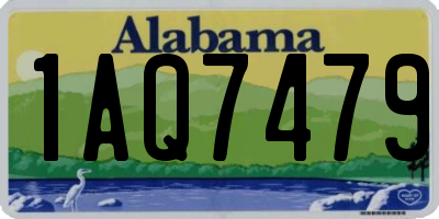 AL license plate 1AQ7479