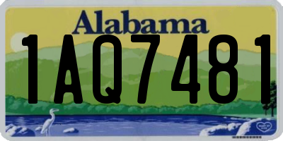 AL license plate 1AQ7481