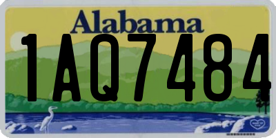 AL license plate 1AQ7484