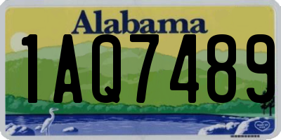 AL license plate 1AQ7489