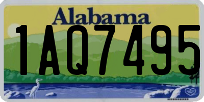 AL license plate 1AQ7495