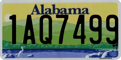 AL license plate 1AQ7499