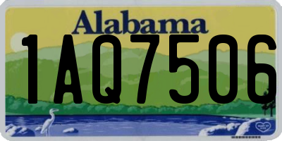 AL license plate 1AQ7506