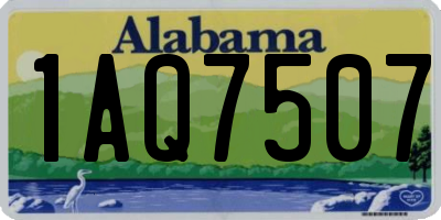 AL license plate 1AQ7507