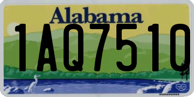 AL license plate 1AQ7510