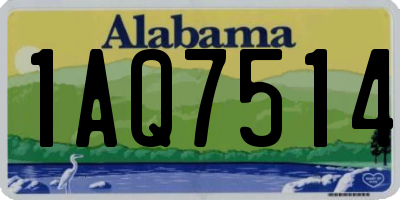 AL license plate 1AQ7514