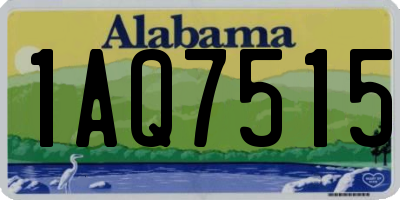 AL license plate 1AQ7515