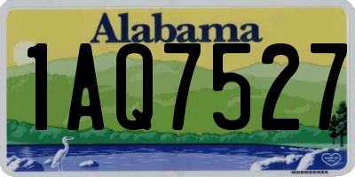 AL license plate 1AQ7527