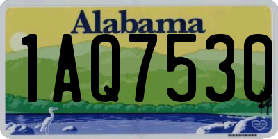 AL license plate 1AQ7530