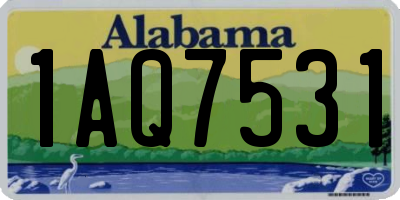 AL license plate 1AQ7531