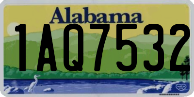 AL license plate 1AQ7532