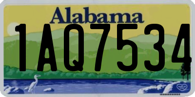AL license plate 1AQ7534