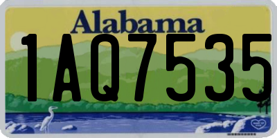 AL license plate 1AQ7535