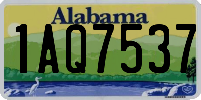 AL license plate 1AQ7537
