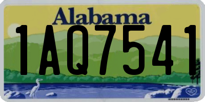 AL license plate 1AQ7541