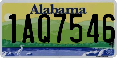 AL license plate 1AQ7546