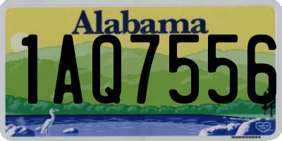 AL license plate 1AQ7556