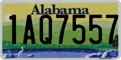 AL license plate 1AQ7557