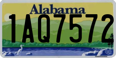 AL license plate 1AQ7572